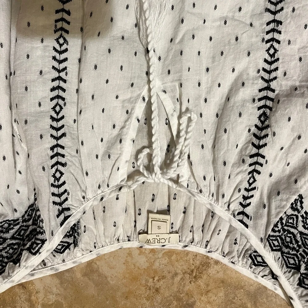 J. Crew Peasant Top
